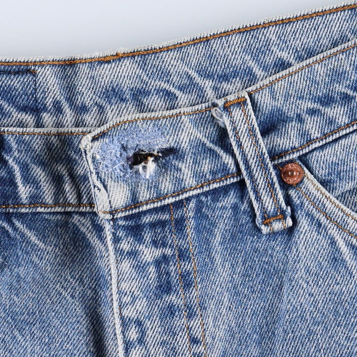 90'S Levi's 20517-0217 Orange Tab Bootcut Denim Pants Made in USA Men's W35 Vintage cotton blue type Vintage Second Hand
