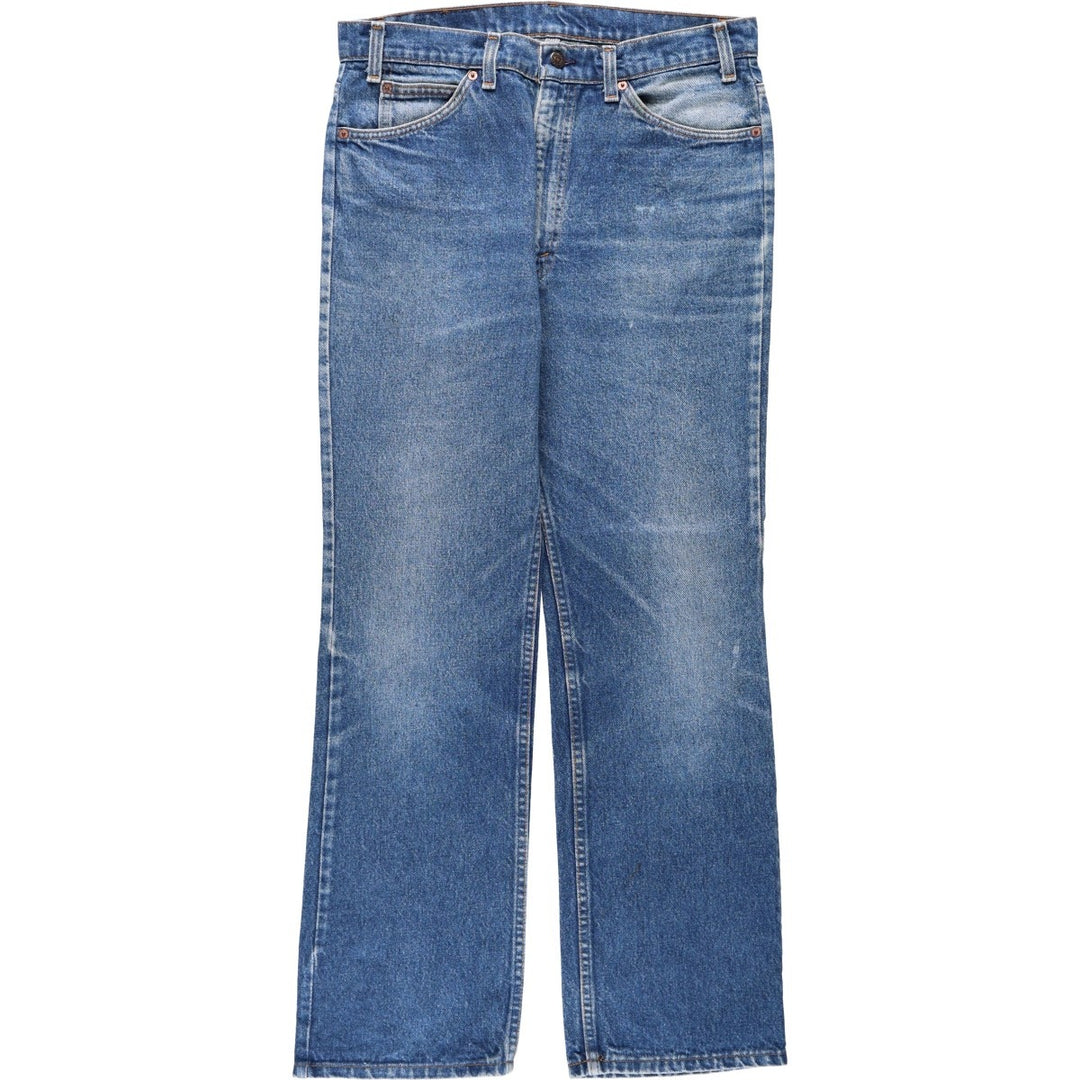 90'S Levi's 40517-0215 Orange Tab Bootcut Denim Pants Made in USA Men's W34 Vintage cotton blue type Vintage Second Hand