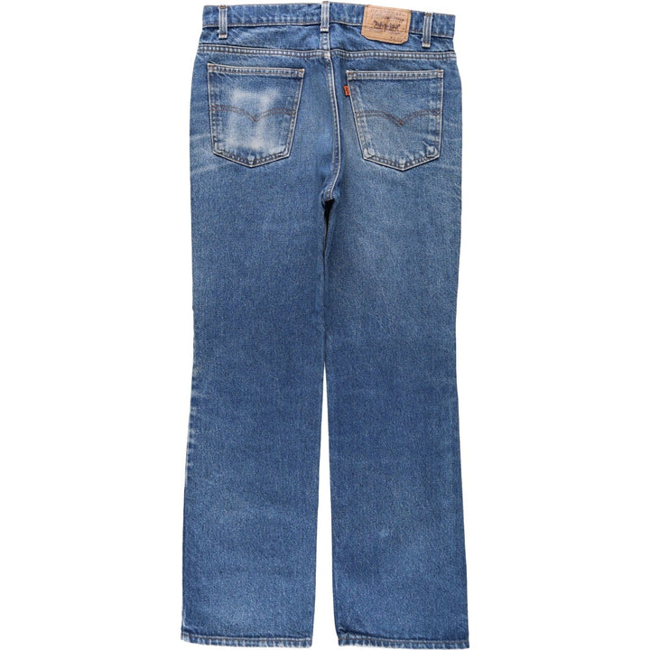90'S Levi's 40517-0215 Orange Tab Bootcut Denim Pants Made in USA Men's W34 Vintage cotton blue type Vintage Second Hand