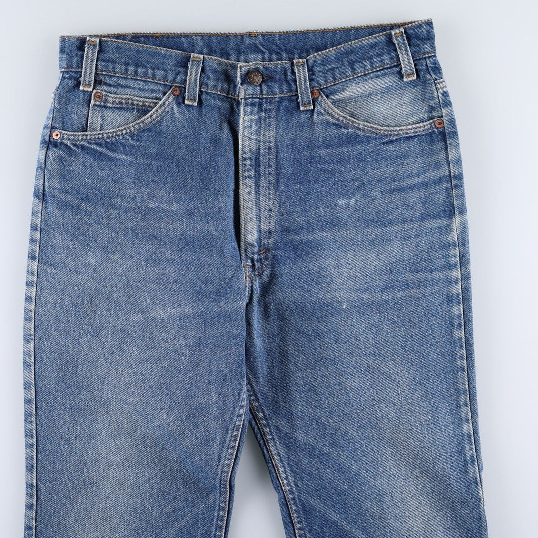 90'S Levi's 40517-0215 Orange Tab Bootcut Denim Pants Made in USA Men's W34 Vintage cotton blue type Vintage Second Hand