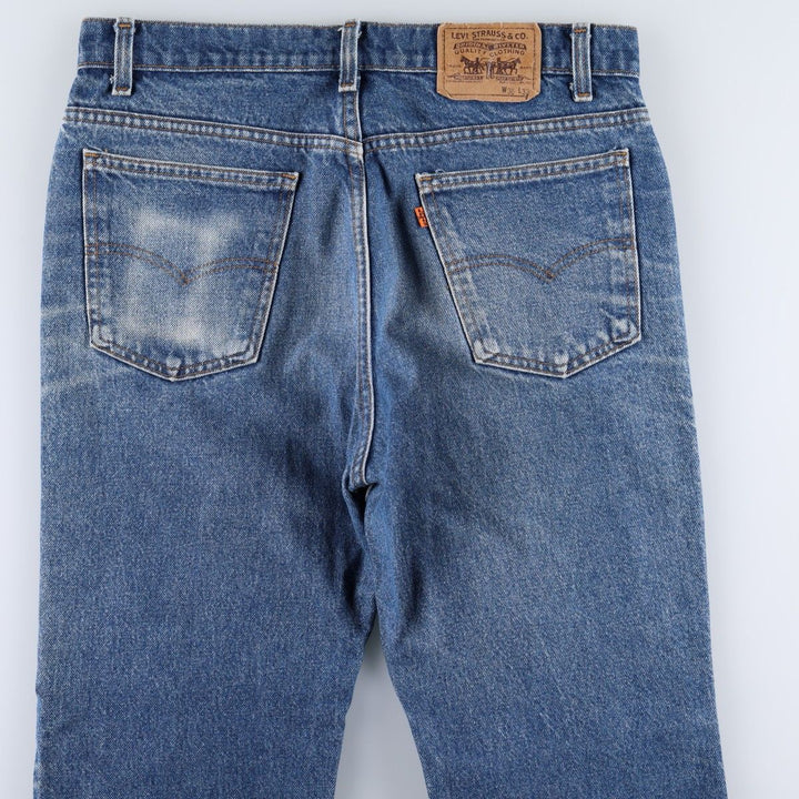 90'S Levi's 40517-0215 Orange Tab Bootcut Denim Pants Made in USA Men's W34 Vintage cotton blue type Vintage Second Hand