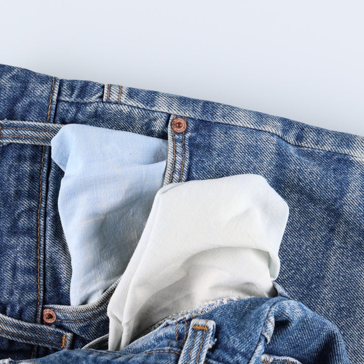 90'S Levi's 40517-0215 Orange Tab Bootcut Denim Pants Made in USA Men's W34 Vintage cotton blue type Vintage Second Hand