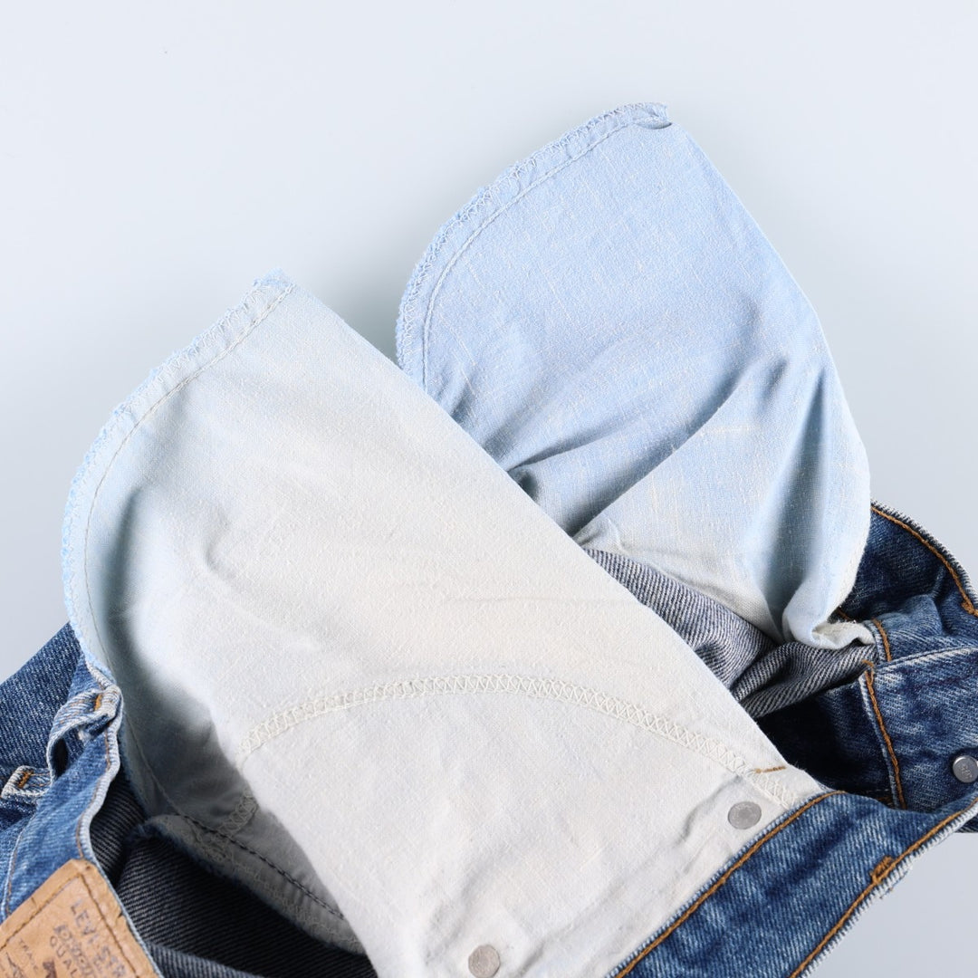 90'S Levi's 40517-0215 Orange Tab Bootcut Denim Pants Made in USA Men's W34 Vintage cotton blue type Vintage Second Hand