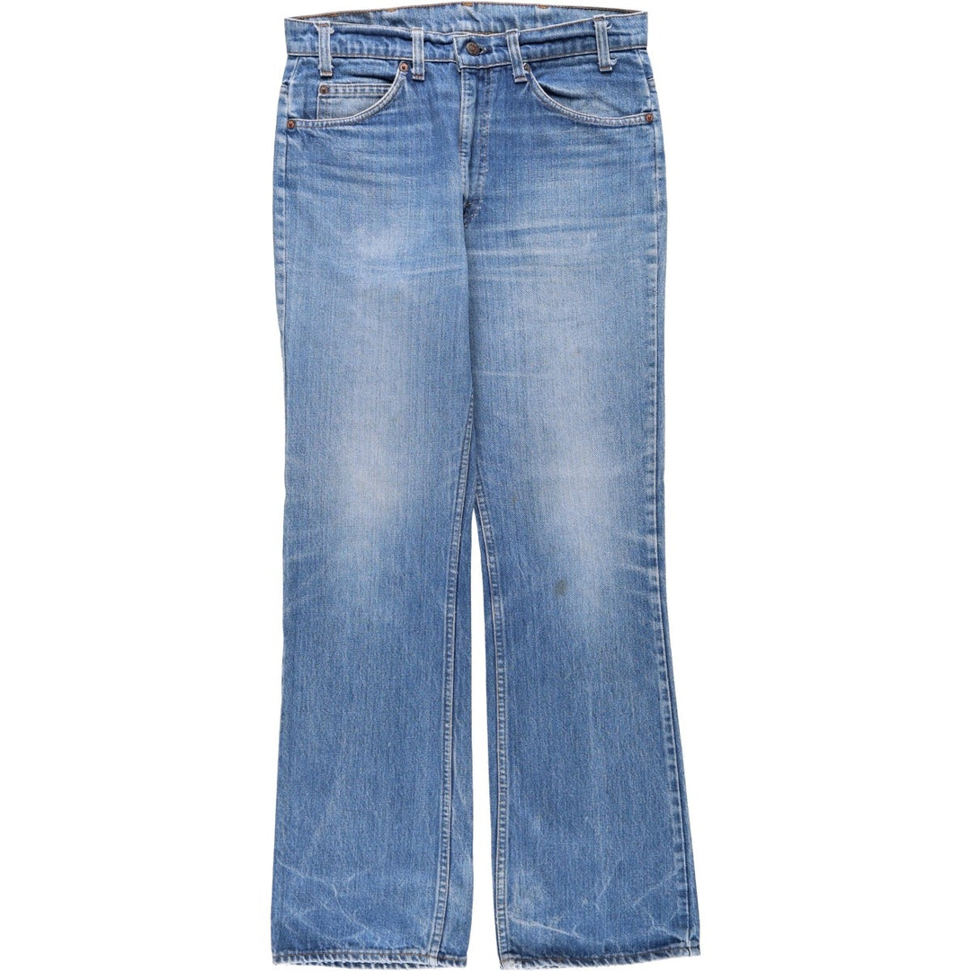 ~90'S Levi's 517 Bootcut Denim Pants, Made in USA, Men's W32 (approx.), Vintage unclear blue type Vintage Second Hand