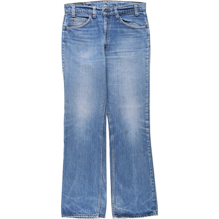~90'S Levi's 517 Bootcut Denim Pants, Made in USA, Men's W32 (approx.), Vintage unclear blue type Vintage Second Hand