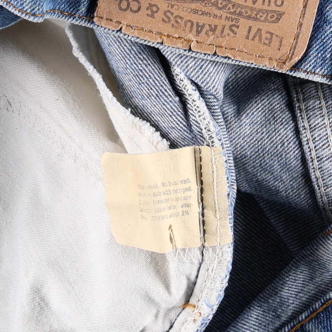 ~90'S Levi's 517 Bootcut Denim Pants, Made in USA, Men's W32 (approx.), Vintage unclear blue type Vintage Second Hand