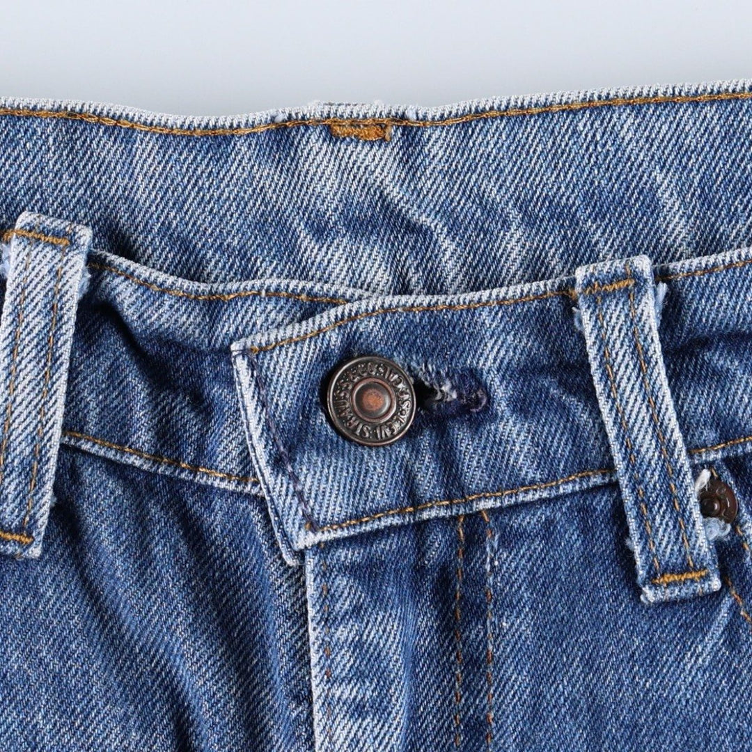 ~90'S Levi's 517 Bootcut Denim Pants, Made in USA, Men's W32 (approx.), Vintage unclear blue type Vintage Second Hand