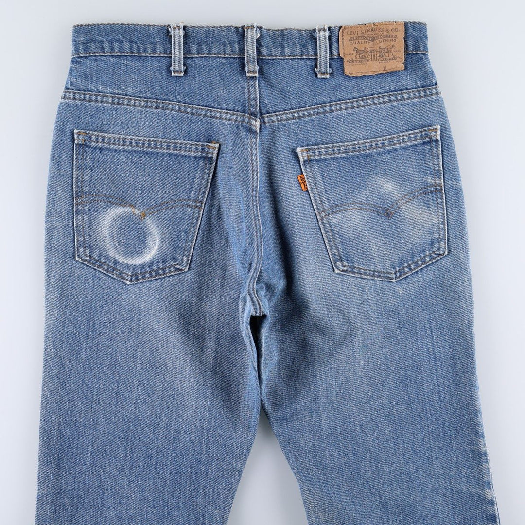 ~90'S Levi's 517 Bootcut Denim Pants, Made in USA, Men's W32 (approx.), Vintage unclear blue type Vintage Second Hand