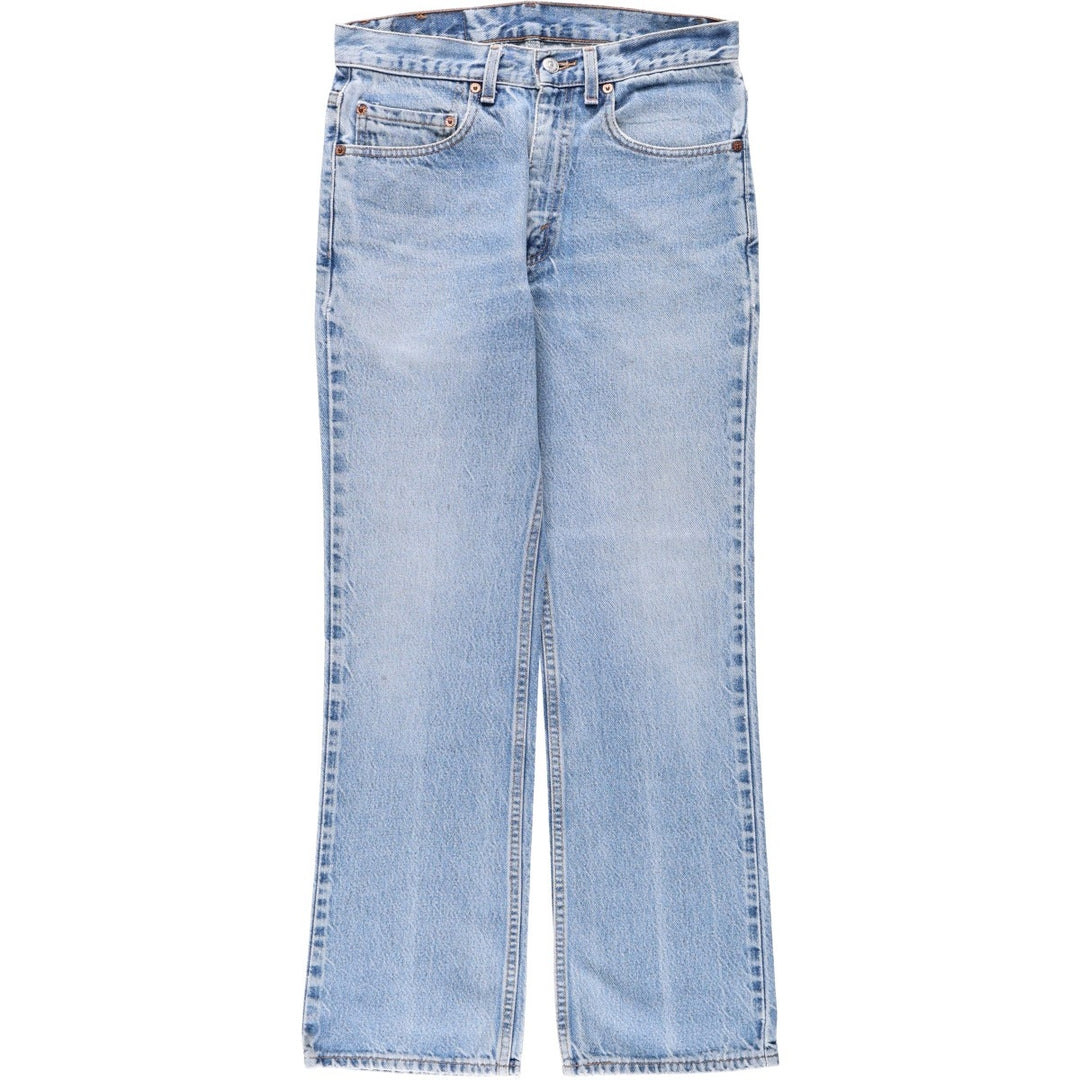 90s-00'S Levi's 517 Bootcut Denim Pants, Made in USA, Men's W30 equivalent, Vintage unclear blue type Vintage Second Hand