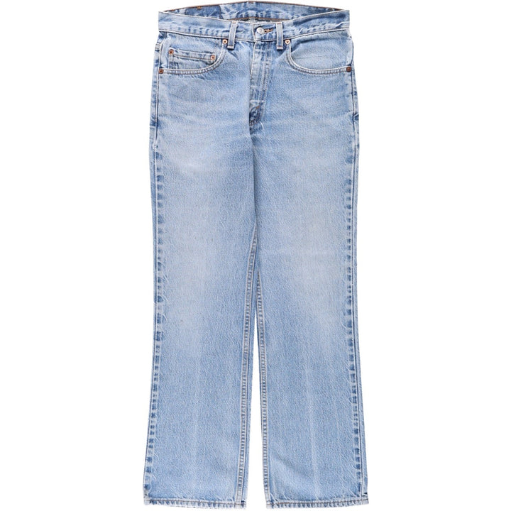 90s-00'S Levi's 517 Bootcut Denim Pants, Made in USA, Men's W30 equivalent, Vintage unclear blue type Vintage Second Hand
