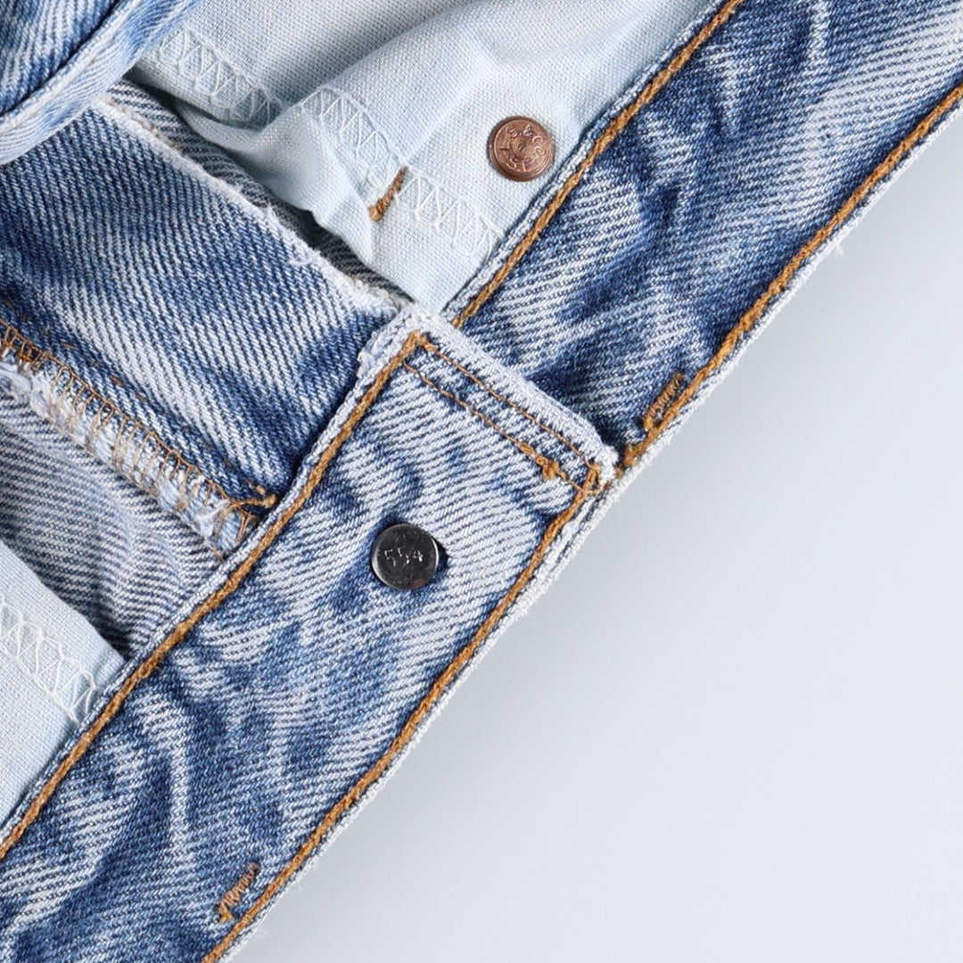 90s-00'S Levi's 517 Bootcut Denim Pants, Made in USA, Men's W30 equivalent, Vintage unclear blue type Vintage Second Hand