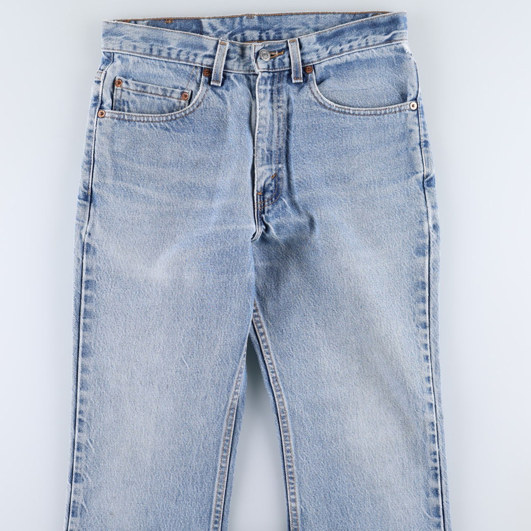 90s-00'S Levi's 517 Bootcut Denim Pants, Made in USA, Men's W30 equivalent, Vintage unclear blue type Vintage Second Hand