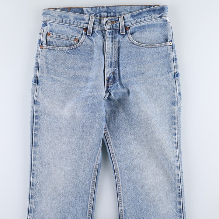 90s-00'S Levi's 517 Bootcut Denim Pants, Made in USA, Men's W30 equivalent, Vintage unclear blue type Vintage Second Hand