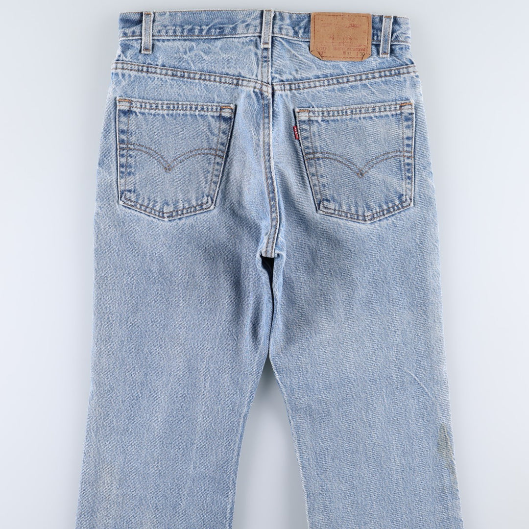 90s-00'S Levi's 517 Bootcut Denim Pants, Made in USA, Men's W30 equivalent, Vintage unclear blue type Vintage Second Hand