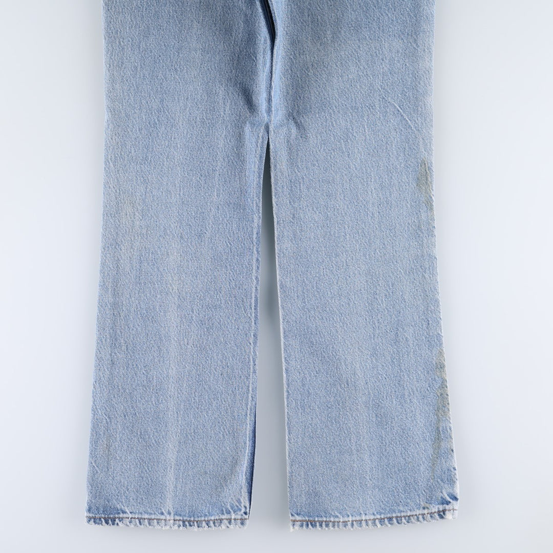 90s-00'S Levi's 517 Bootcut Denim Pants, Made in USA, Men's W30 equivalent, Vintage unclear blue type Vintage Second Hand