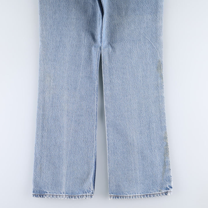 90s-00'S Levi's 517 Bootcut Denim Pants, Made in USA, Men's W30 equivalent, Vintage unclear blue type Vintage Second Hand