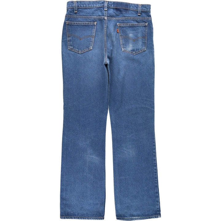 90'S Levi's 20517-0217 Orange Tab Bootcut Denim Pants Made in USA Men's W34 Vintage unclear blue type Vintage Second Hand