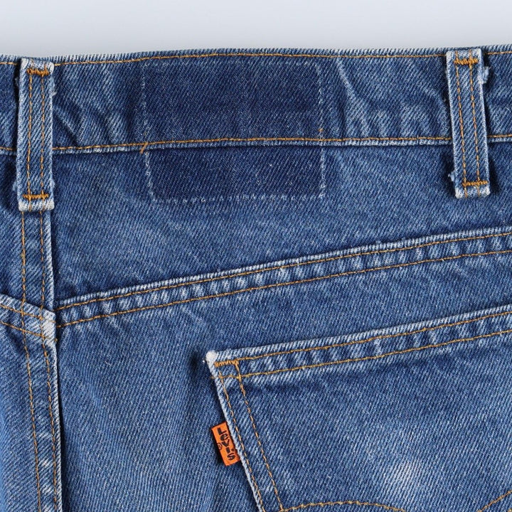 90'S Levi's 20517-0217 Orange Tab Bootcut Denim Pants Made in USA Men's W34 Vintage unclear blue type Vintage Second Hand