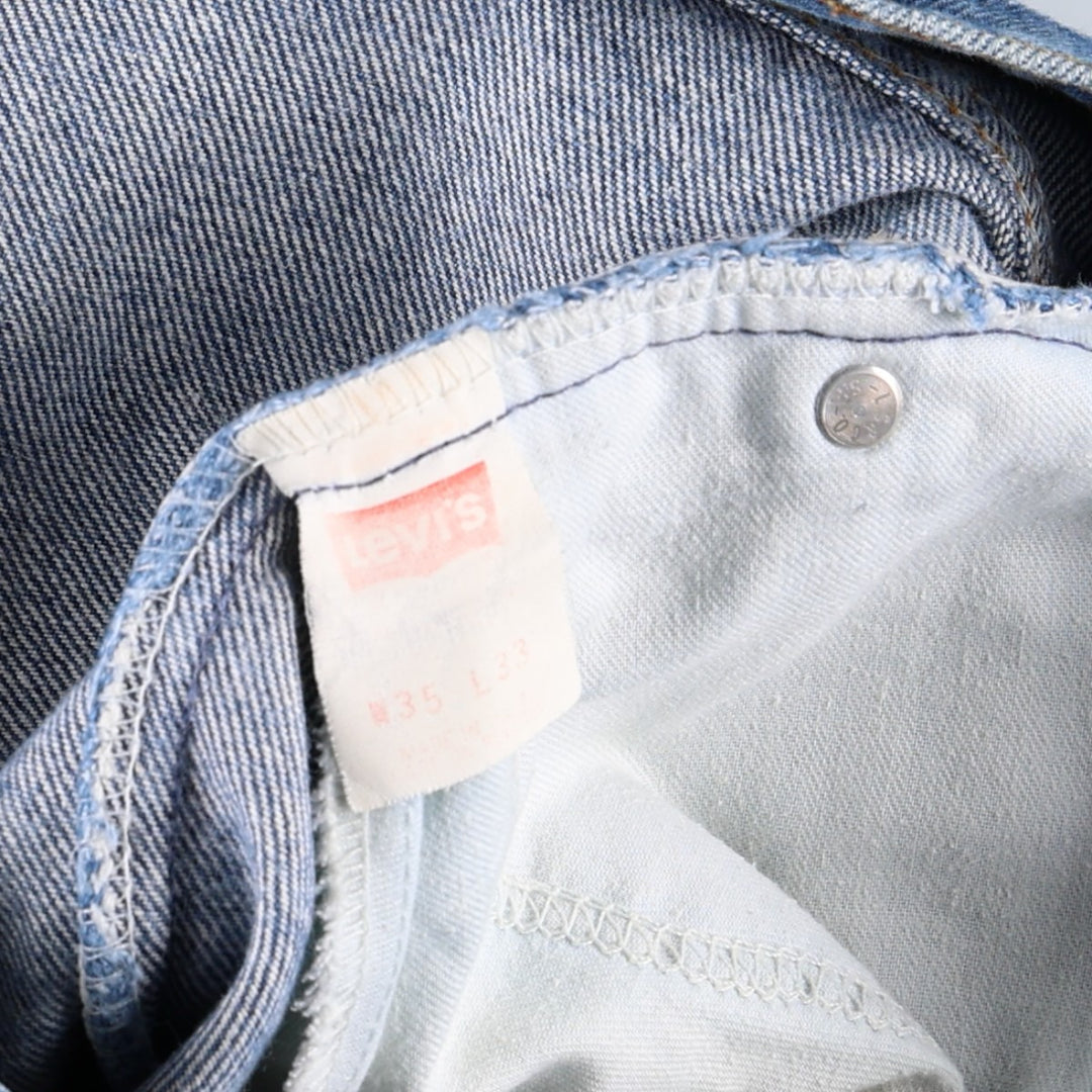 90'S Levi's 20517-0217 Orange Tab Bootcut Denim Pants Made in USA Men's W34 Vintage unclear blue type Vintage Second Hand