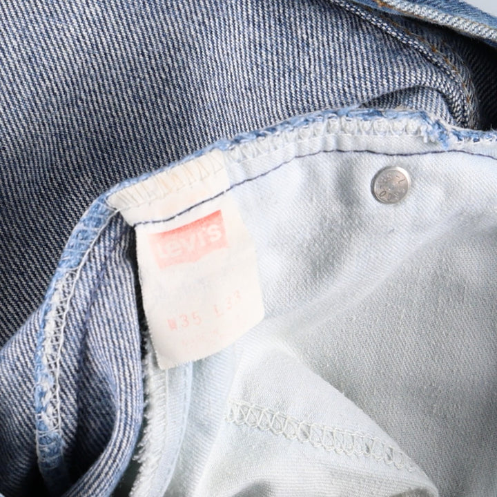 90'S Levi's 20517-0217 Orange Tab Bootcut Denim Pants Made in USA Men's W34 Vintage unclear blue type Vintage Second Hand