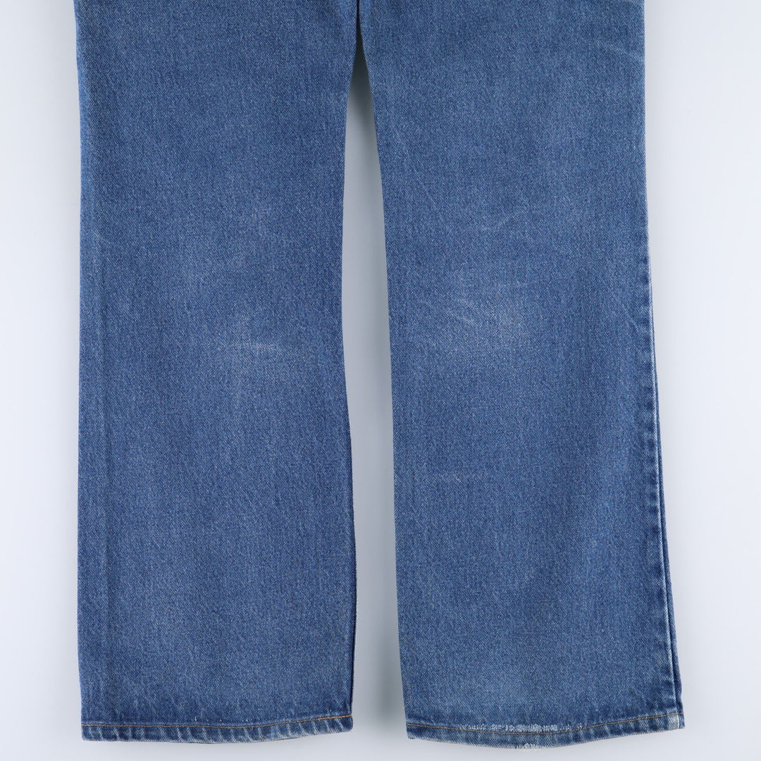 90'S Levi's 20517-0217 Orange Tab Bootcut Denim Pants Made in USA Men's W34 Vintage unclear blue type Vintage Second Hand