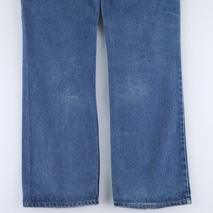 90'S Levi's 20517-0217 Orange Tab Bootcut Denim Pants Made in USA Men's W34 Vintage unclear blue type Vintage Second Hand