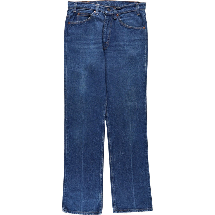 ~90'S Levi's 20517-0217 Orange Tab Bootcut Denim Pants, Made in USA, Men's W32 (approx.), Vintage cotton blue type Vintage Second Hand
