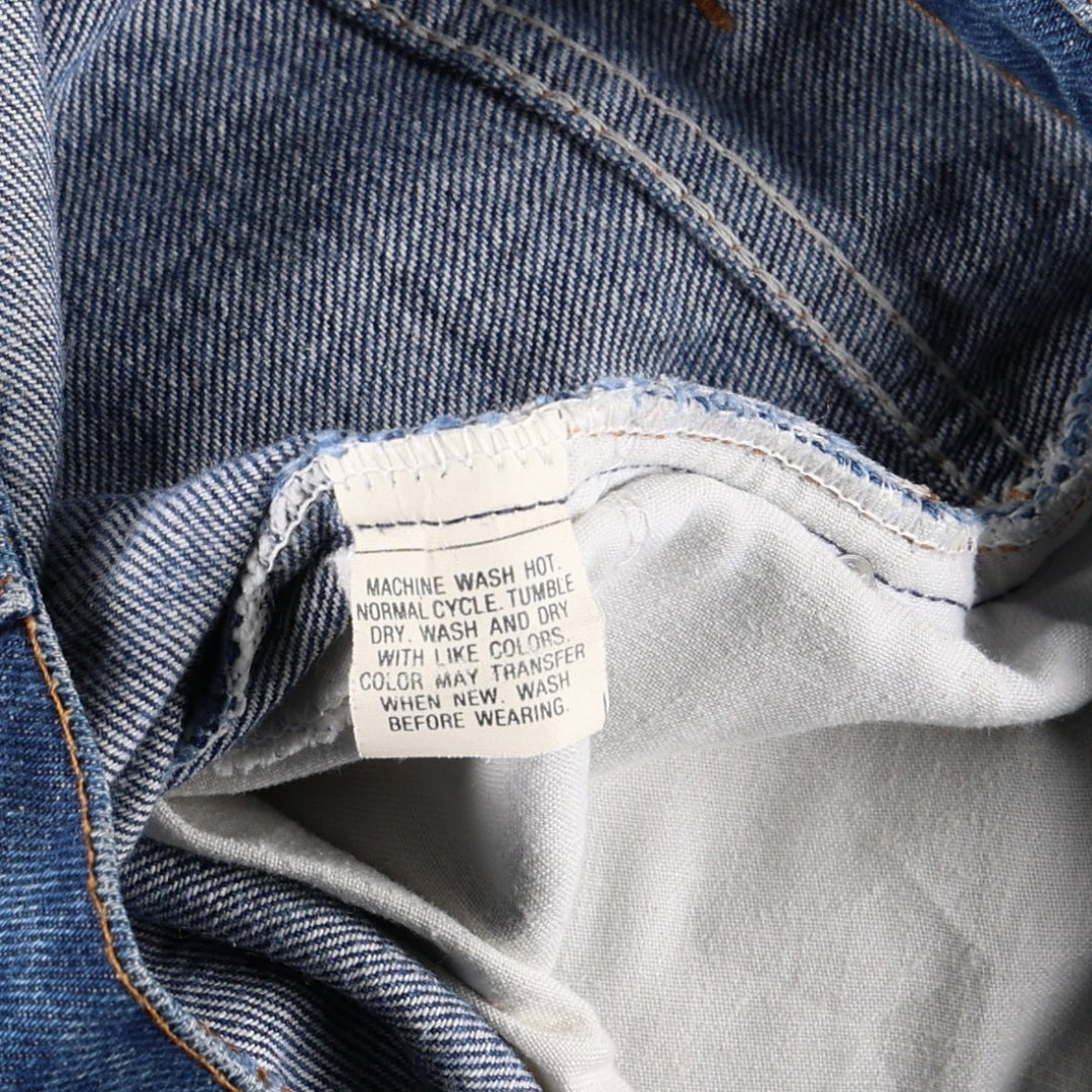 ~90'S Levi's 20517-0217 Orange Tab Bootcut Denim Pants, Made in USA, Men's W32 (approx.), Vintage cotton blue type Vintage Second Hand