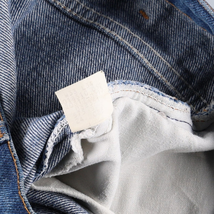 ~90'S Levi's 20517-0217 Orange Tab Bootcut Denim Pants, Made in USA, Men's W32 (approx.), Vintage cotton blue type Vintage Second Hand