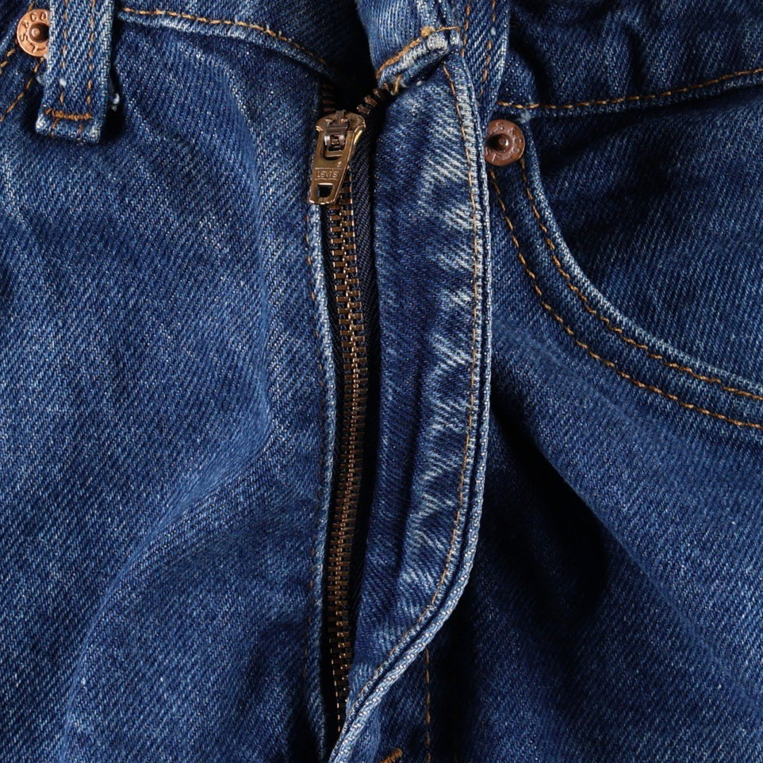 ~90'S Levi's 20517-0217 Orange Tab Bootcut Denim Pants, Made in USA, Men's W32 (approx.), Vintage cotton blue type Vintage Second Hand
