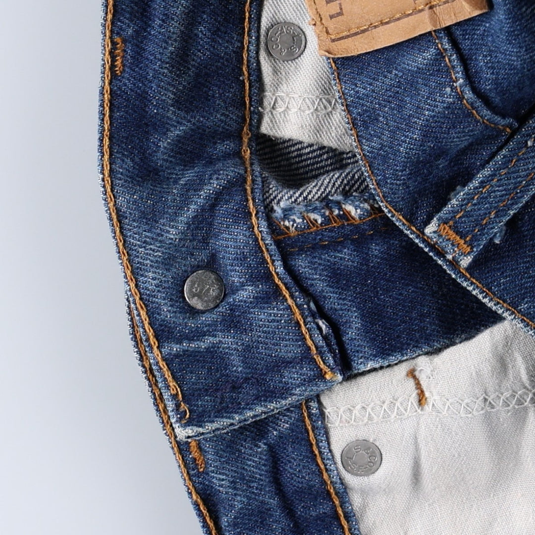 ~90'S Levi's 20517-0217 Orange Tab Bootcut Denim Pants, Made in USA, Men's W32 (approx.), Vintage cotton blue type Vintage Second Hand