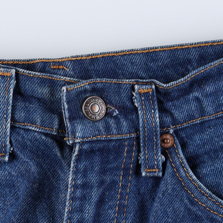 ~90'S Levi's 20517-0217 Orange Tab Bootcut Denim Pants, Made in USA, Men's W32 (approx.), Vintage cotton blue type Vintage Second Hand