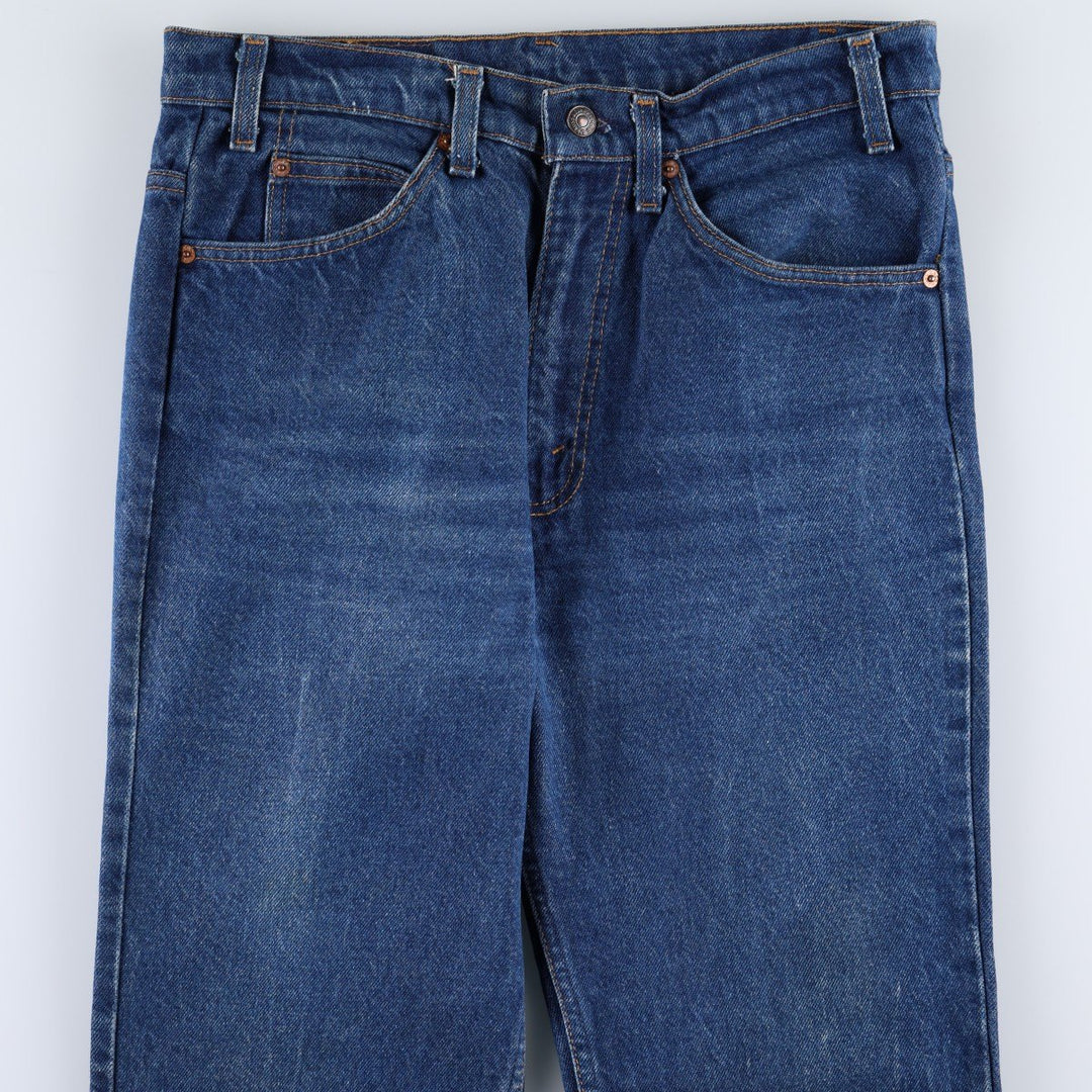 ~90'S Levi's 20517-0217 Orange Tab Bootcut Denim Pants, Made in USA, Men's W32 (approx.), Vintage cotton blue type Vintage Second Hand