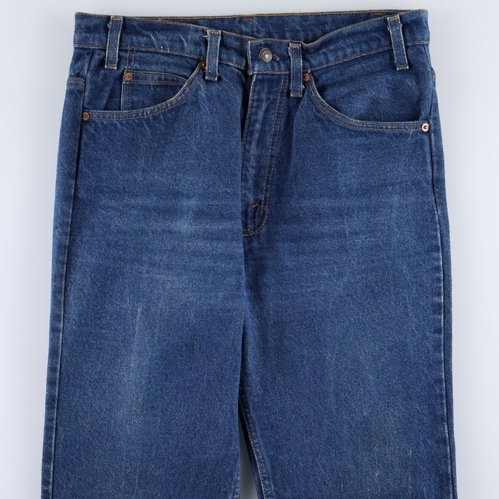 ~90'S Levi's 20517-0217 Orange Tab Bootcut Denim Pants, Made in USA, Men's W32 (approx.), Vintage cotton blue type Vintage Second Hand