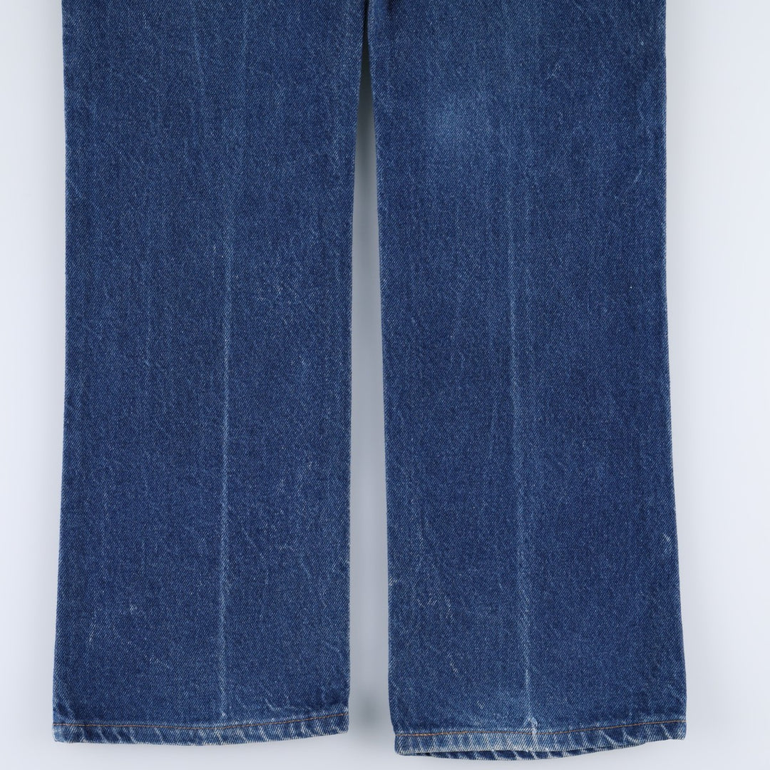 ~90'S Levi's 20517-0217 Orange Tab Bootcut Denim Pants, Made in USA, Men's W32 (approx.), Vintage cotton blue type Vintage Second Hand