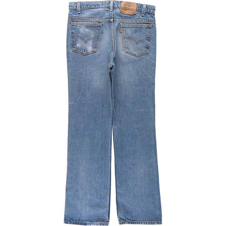 90'S Levi's 20517-0217 Orange Tab Bootcut Denim Pants Made in USA Men's W33 Vintage cotton blue type Vintage Second Hand