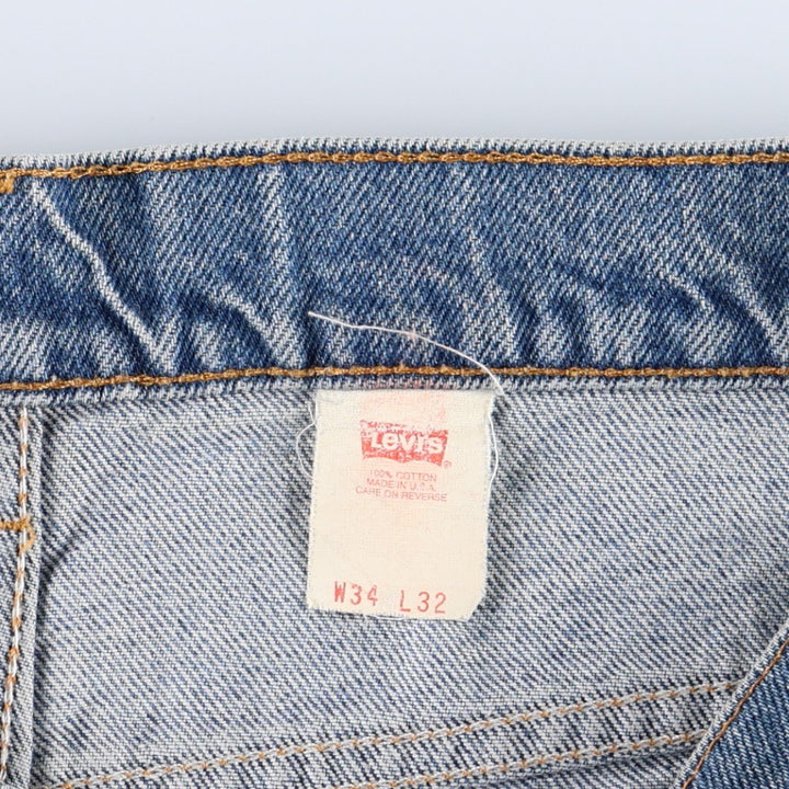 90'S Levi's 20517-0217 Orange Tab Bootcut Denim Pants Made in USA Men's W33 Vintage cotton blue type Vintage Second Hand