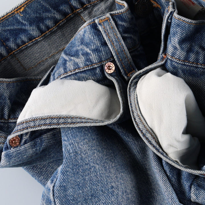 90'S Levi's 20517-0217 Orange Tab Bootcut Denim Pants Made in USA Men's W33 Vintage cotton blue type Vintage Second Hand