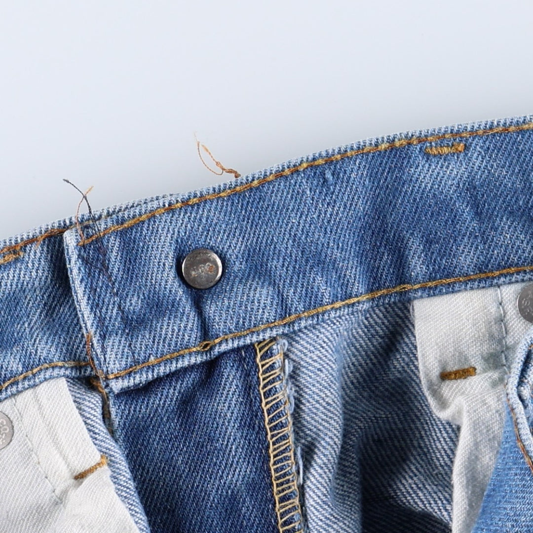 1970'S Levi's 517-0917 Orange Tab Bootcut Denim Pants, Made in USA, Men's Size W33 (approx.), Vintage cotton blue type Vintage Second Hand