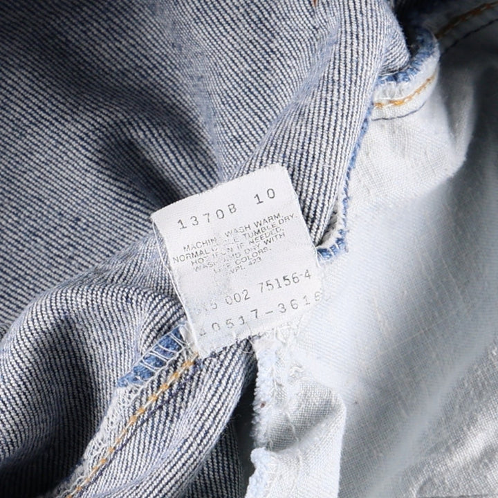1990'S Levi's 40517-3616 Orange Tab Bootcut Denim Pants, Made in USA, Men's W35 (approx.), Vintage cotton blue type Vintage Second Hand