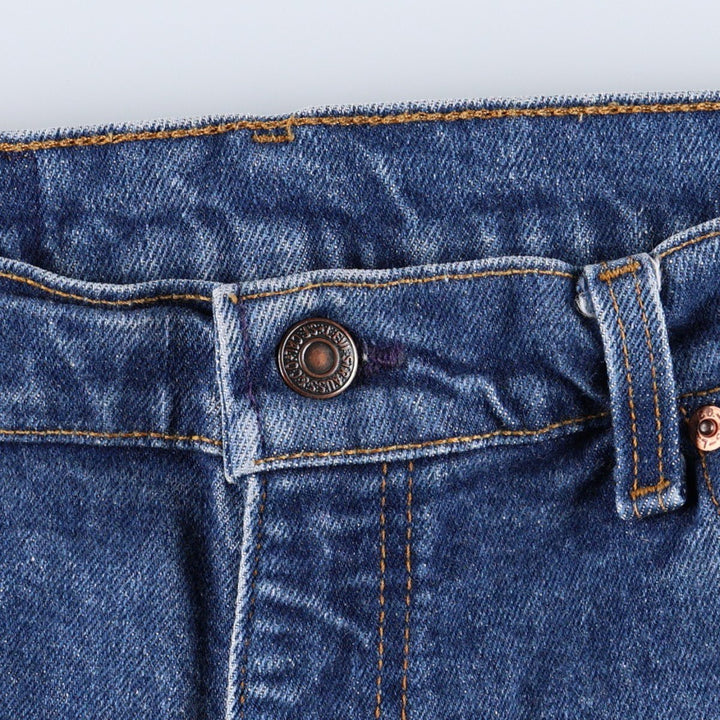 1990'S Levi's 40517-3616 Orange Tab Bootcut Denim Pants, Made in USA, Men's W35 (approx.), Vintage cotton blue type Vintage Second Hand