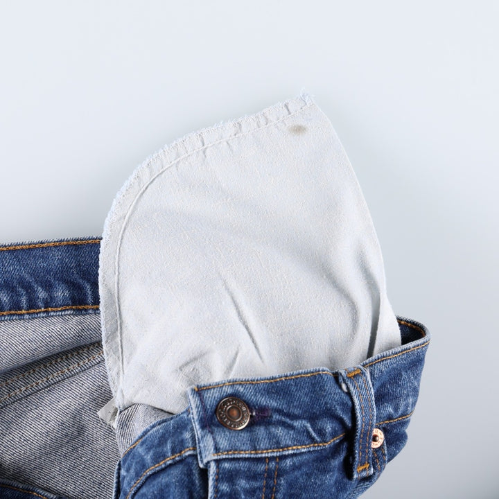 1990'S Levi's 40517-3616 Orange Tab Bootcut Denim Pants, Made in USA, Men's W35 (approx.), Vintage cotton blue type Vintage Second Hand