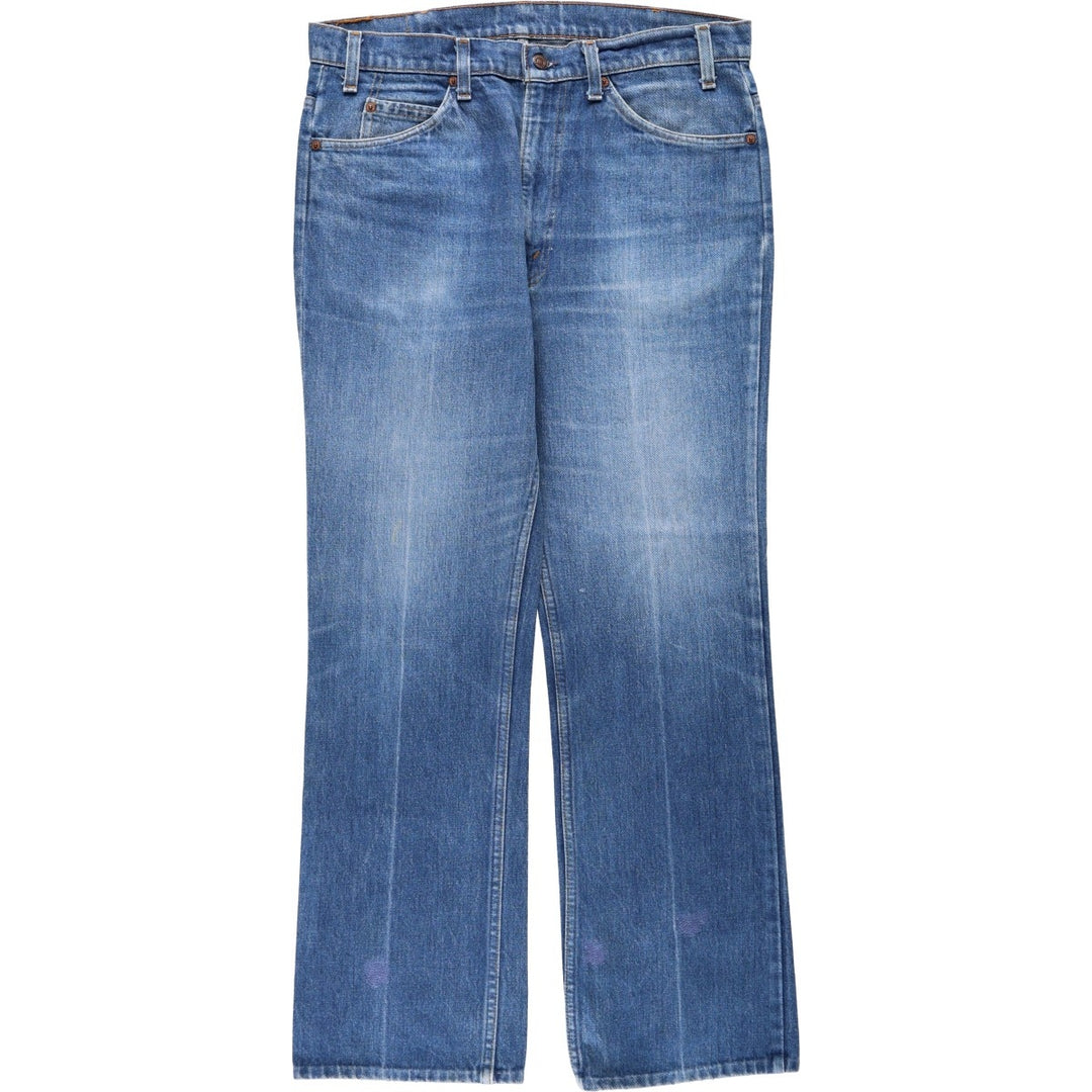 ~90'S Levi's Orange Tab Bootcut Denim Pants, Men's W35 (approx.), Vintage unclear blue type Vintage Second Hand