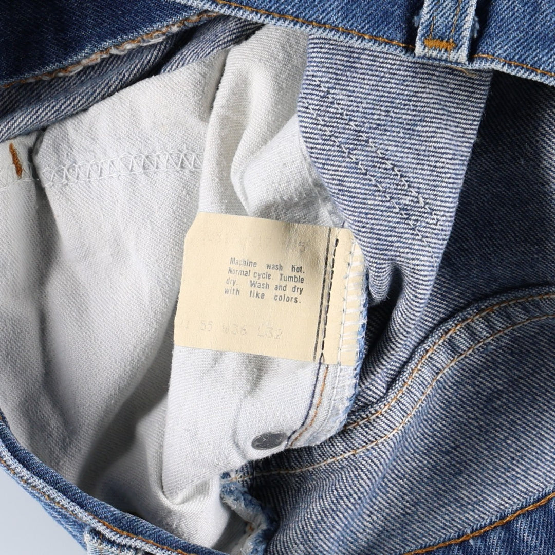 ~90'S Levi's Orange Tab Bootcut Denim Pants, Men's W35 (approx.), Vintage unclear blue type Vintage Second Hand