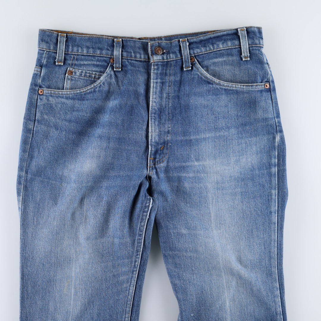 ~90'S Levi's Orange Tab Bootcut Denim Pants, Men's W35 (approx.), Vintage unclear blue type Vintage Second Hand