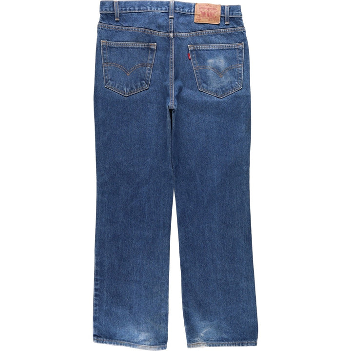 00'S Levi's 517 BOOT CUT Bootcut Denim Pants Made in USA Men's W35 cotton blue type Vintage Second Hand