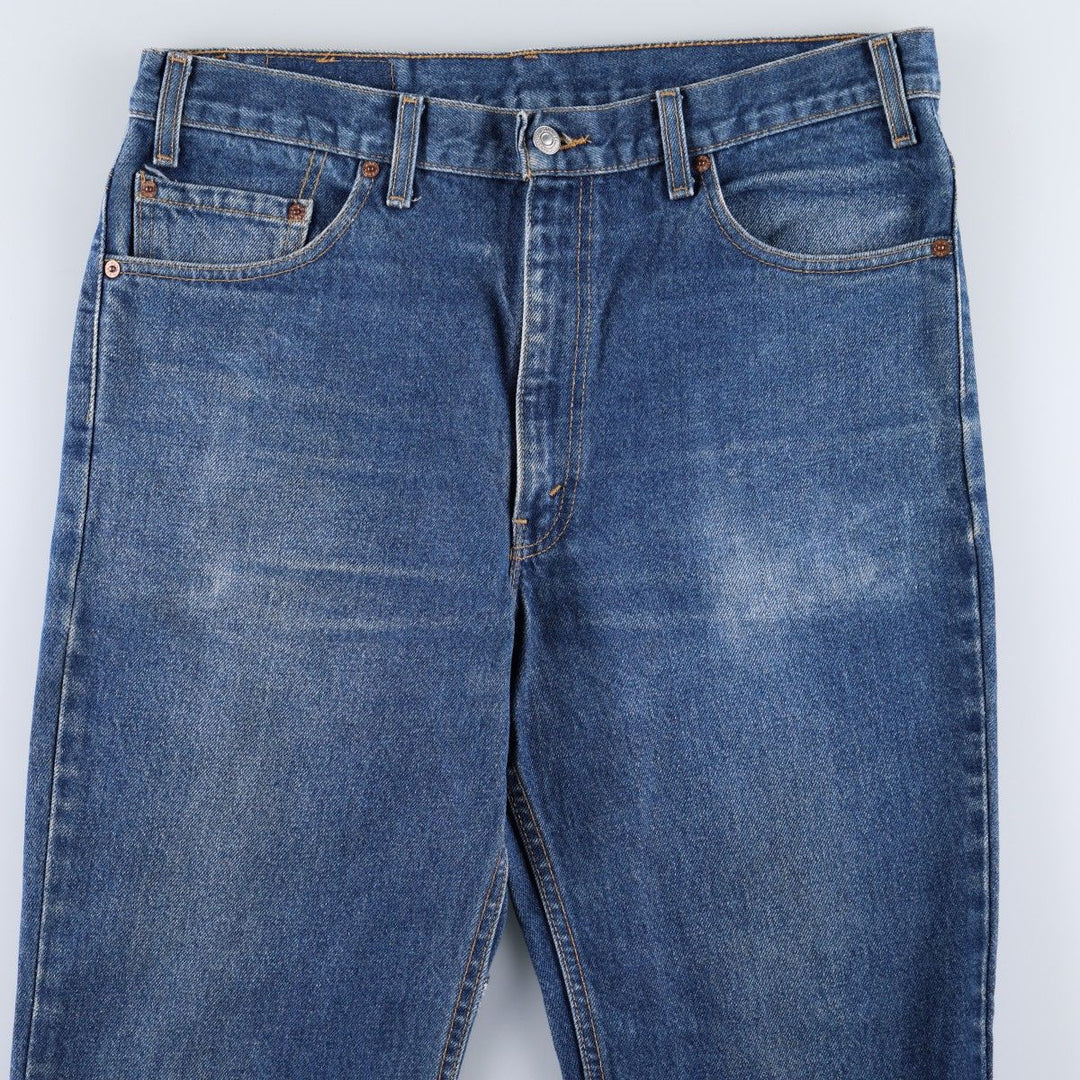 00'S Levi's 517 BOOT CUT Bootcut Denim Pants Made in USA Men's W35 cotton blue type Vintage Second Hand