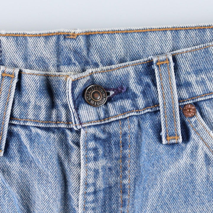 ~1990'S Levi's 517 Orange Tab Bootcut Denim Pants, Made in USA, Men's W32 (approx.), Vintage unclear blue type Vintage Second Hand