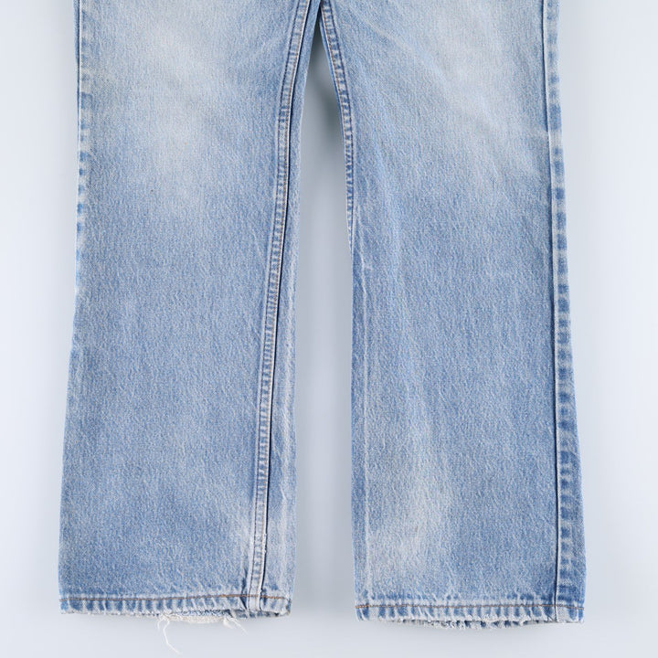 ~1990'S Levi's 517 Orange Tab Bootcut Denim Pants, Made in USA, Men's W32 (approx.), Vintage unclear blue type Vintage Second Hand