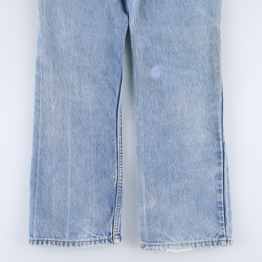~1990'S Levi's 517 Orange Tab Bootcut Denim Pants, Made in USA, Men's W32 (approx.), Vintage unclear blue type Vintage Second Hand